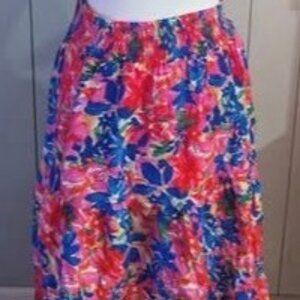 BTFBM floral maxi skirt with elastic waist - New with tags, size Medium